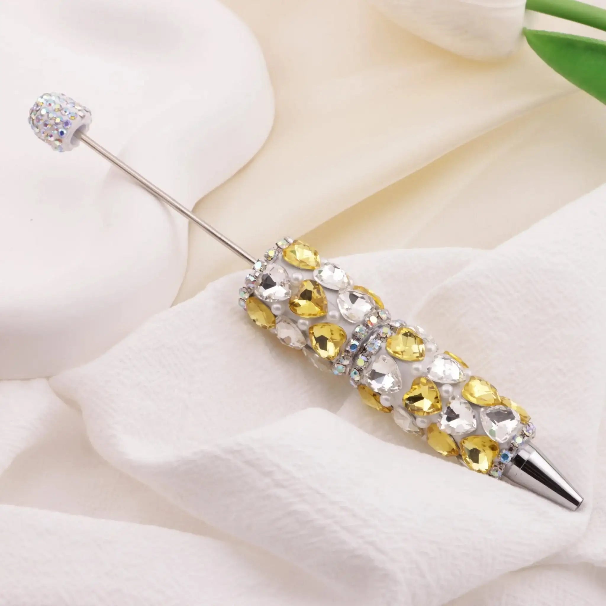 FS6395-Full Of Love Diamonds Beadable Pen -Zoe DIY Wholesale