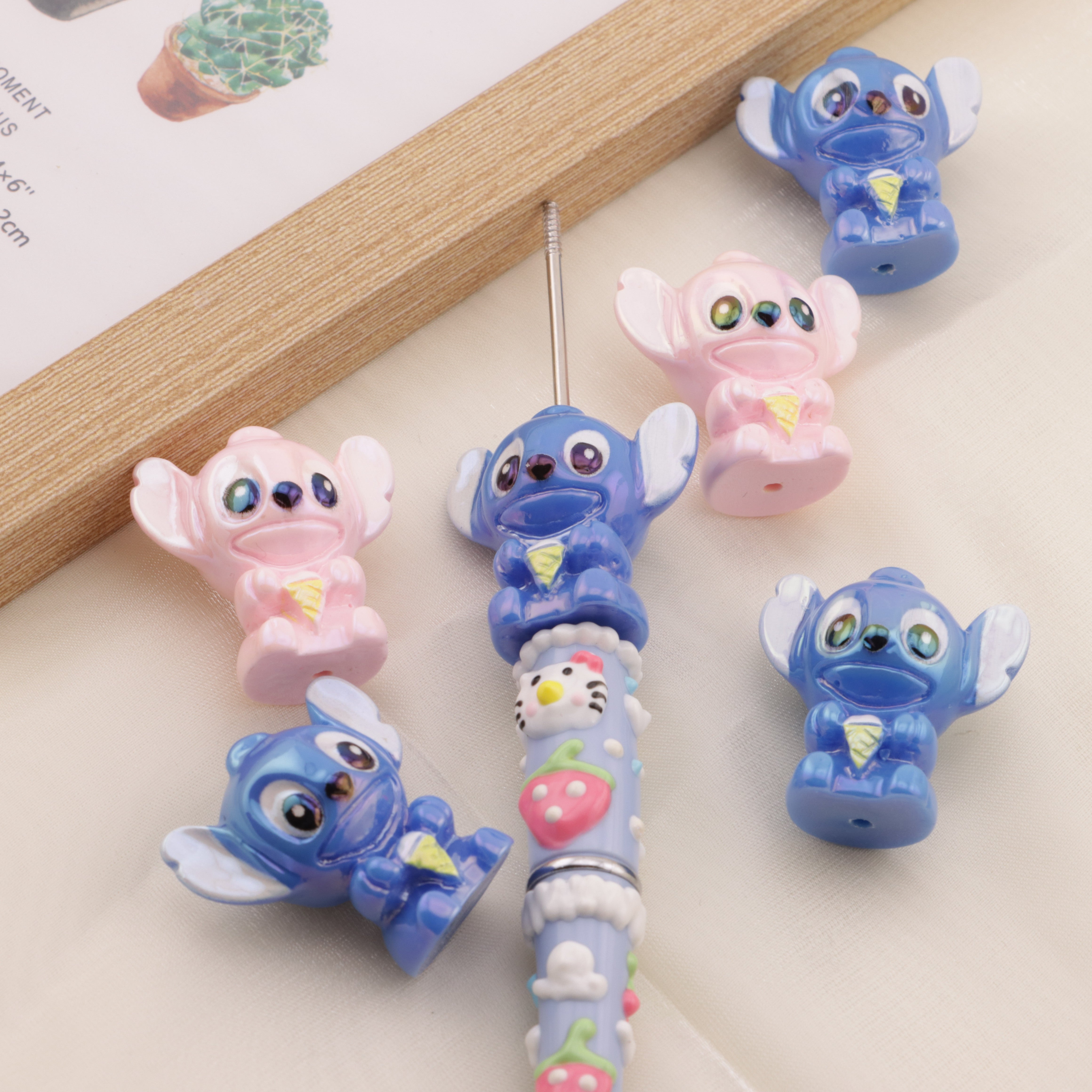 FS6448- ABOUT 29MM UV STITCH BEADS UV STITCH BEADS FIT FOR PEN Zoe's DIY Shop