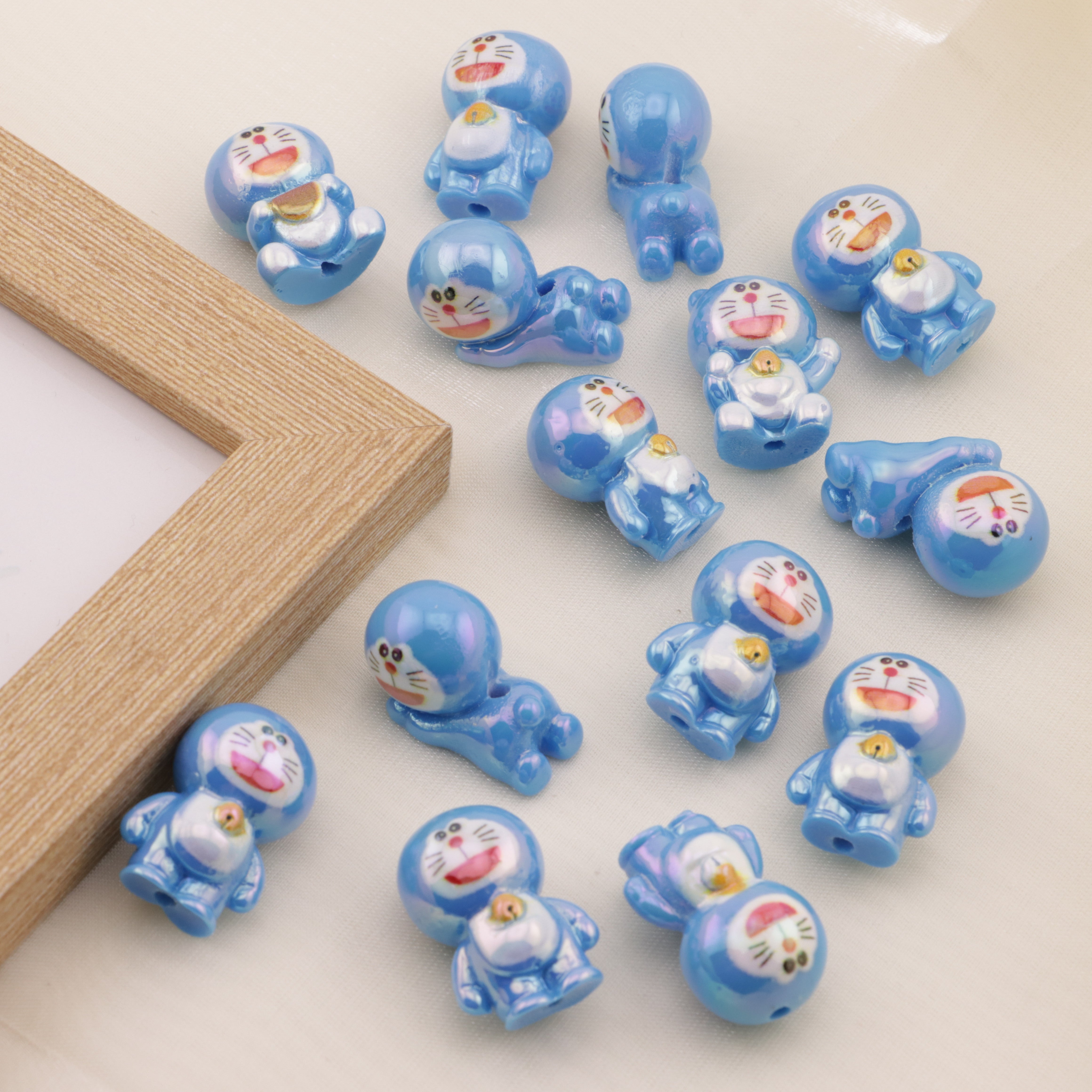 FS6449- ABOUT 16×21MM UV Doraemon BEADS UV Doraemon BEADS FIT FOR PEN Zoe's DIY Shop