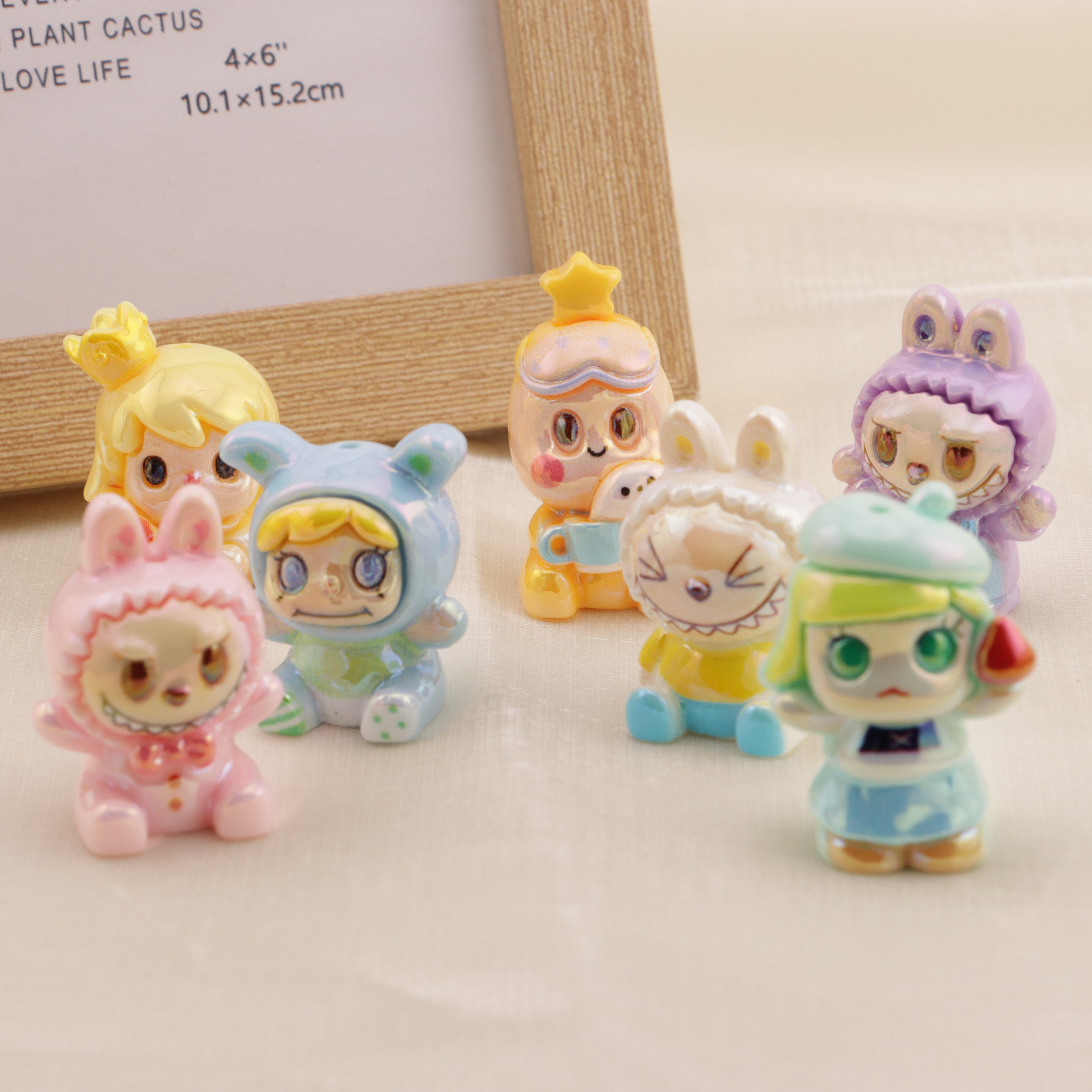 FS6461- Approximately 30×22Mm Pop Mart Three-Dimensional UV Resin Beads Zoe's DIY Shop