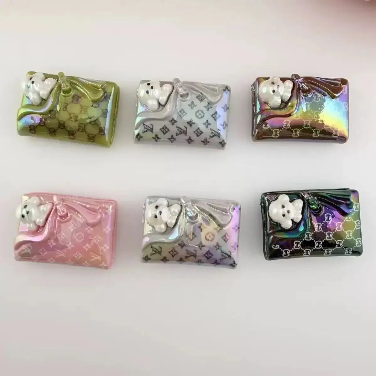 FS6462-About 32×20mm UV Coating Resin Beads -Zoe DIY Wholesale