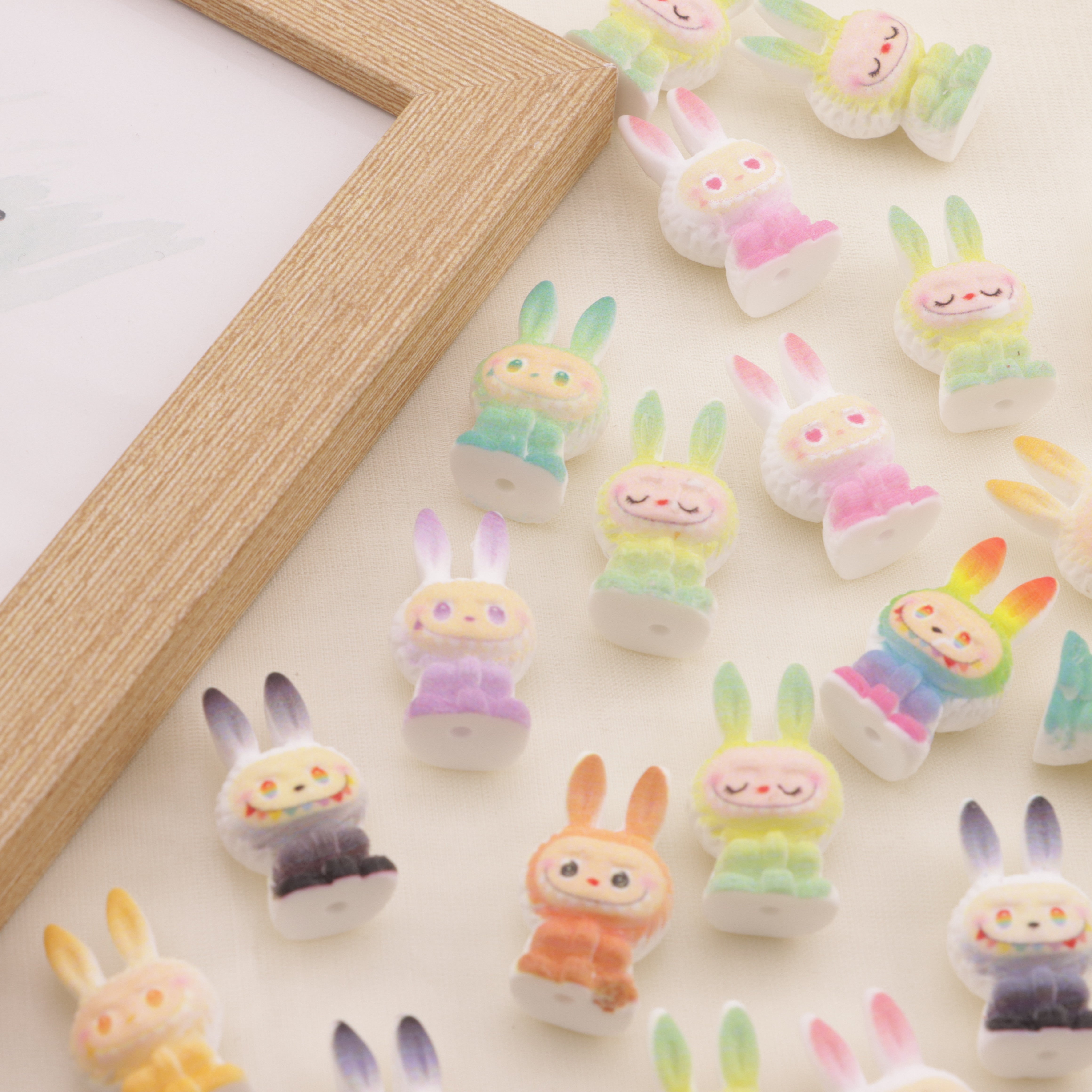 FS6463- Approximately 25×14mm Labubu Resin Beads Zoe's DIY Shop