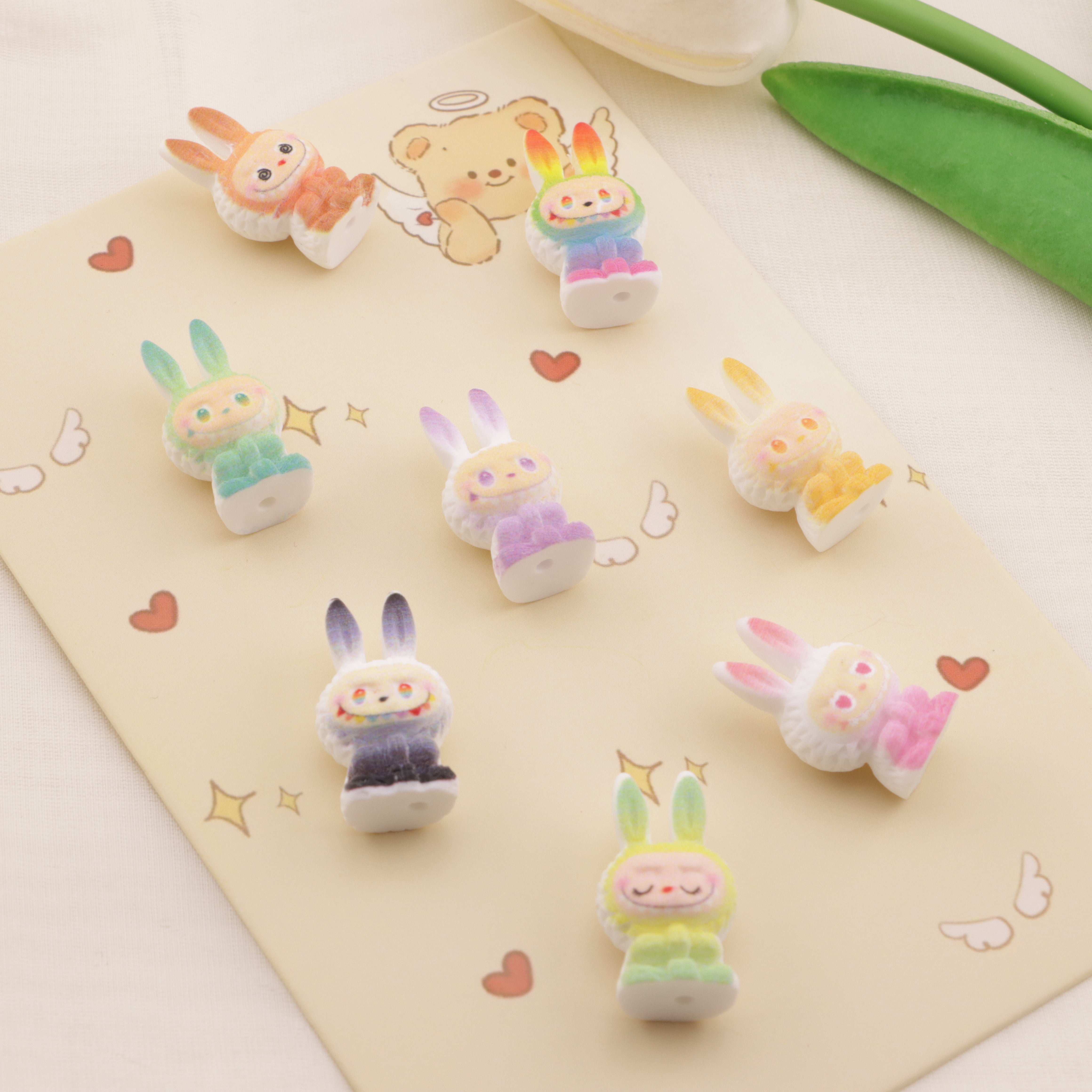 FS6463- Approximately 25×14mm Labubu Resin Beads Zoe's DIY Shop
