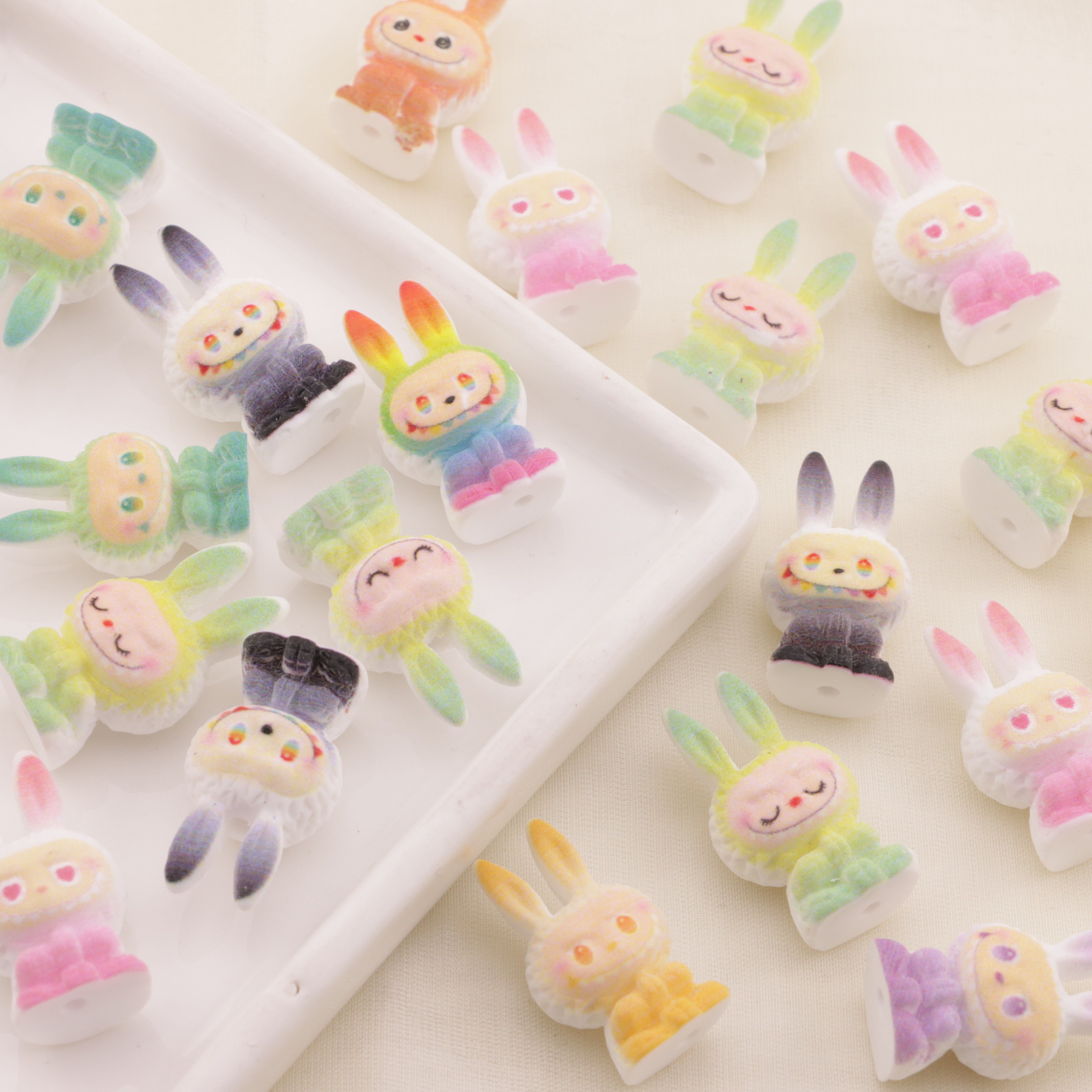 FS6463- Approximately 25×14mm Labubu Resin Beads Zoe's DIY Shop