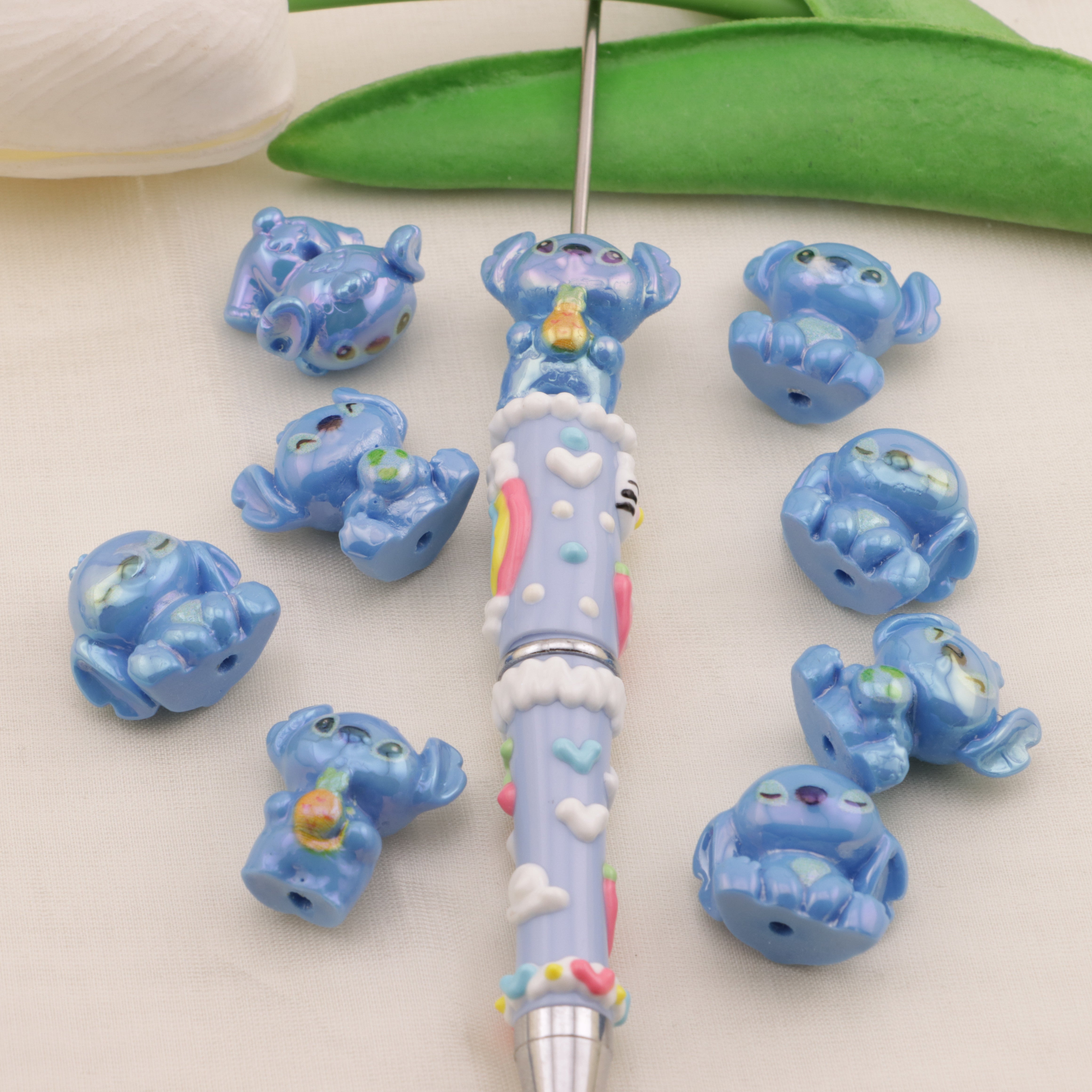 FS6466- Approximately 22×20mm 3D  Stitch Resin Beads Zoe's DIY Shop