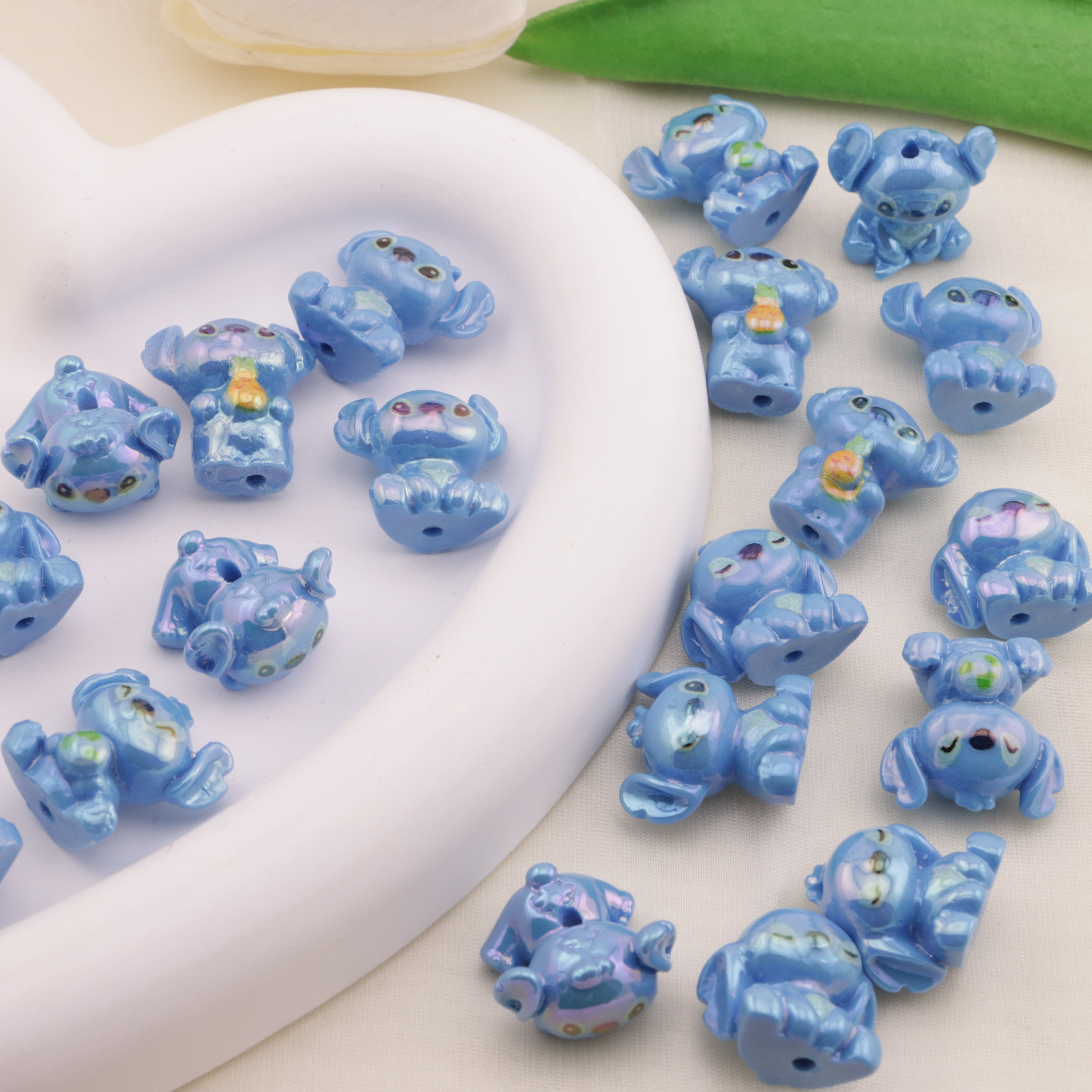 FS6466- Approximately 22×20mm 3D  Stitch Resin Beads Zoe's DIY Shop