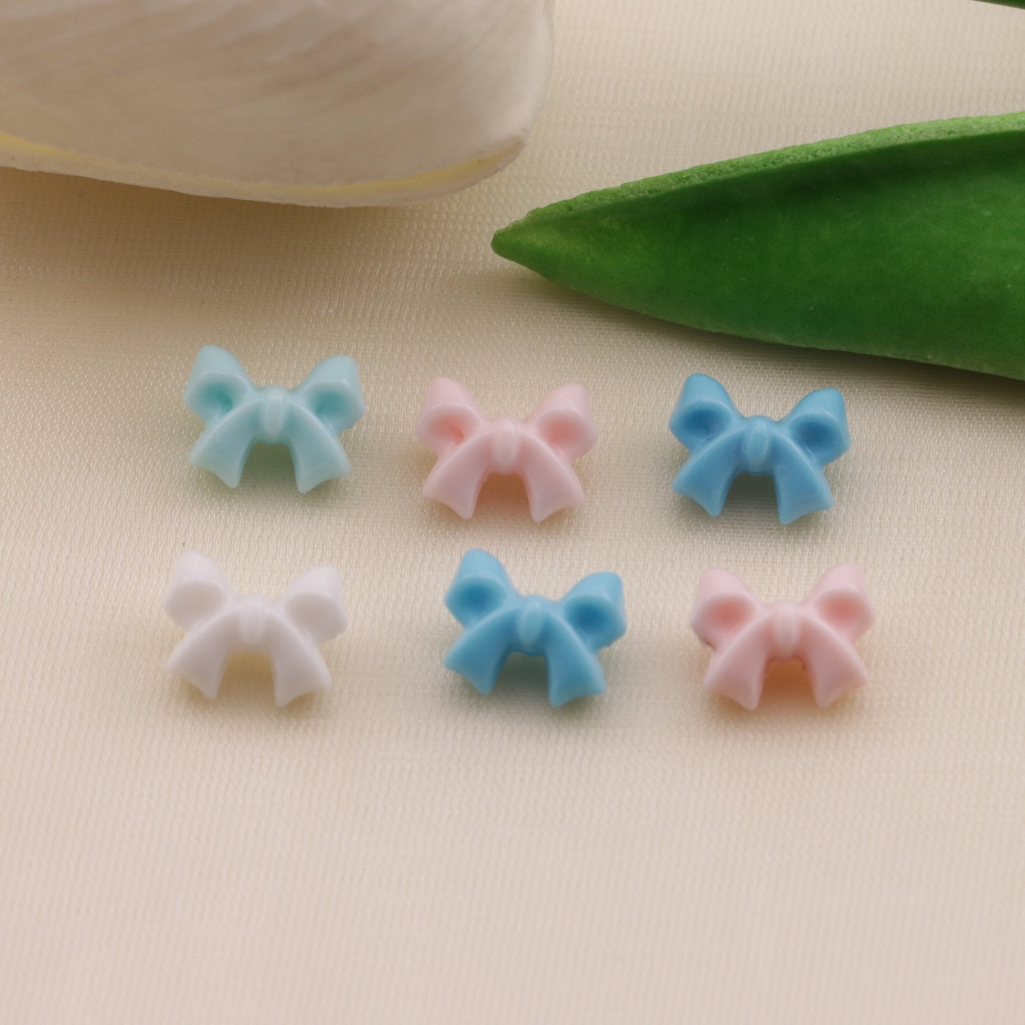 FS6474- Approximately 8×10mm Acrylic Bowknot Beads Zoe's DIY Shop