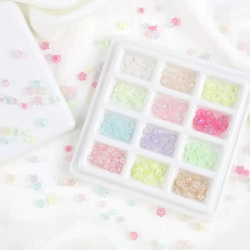 FS6485-4mm UV Lily Flower Acrylic Beads -Zoe DIY Wholesale