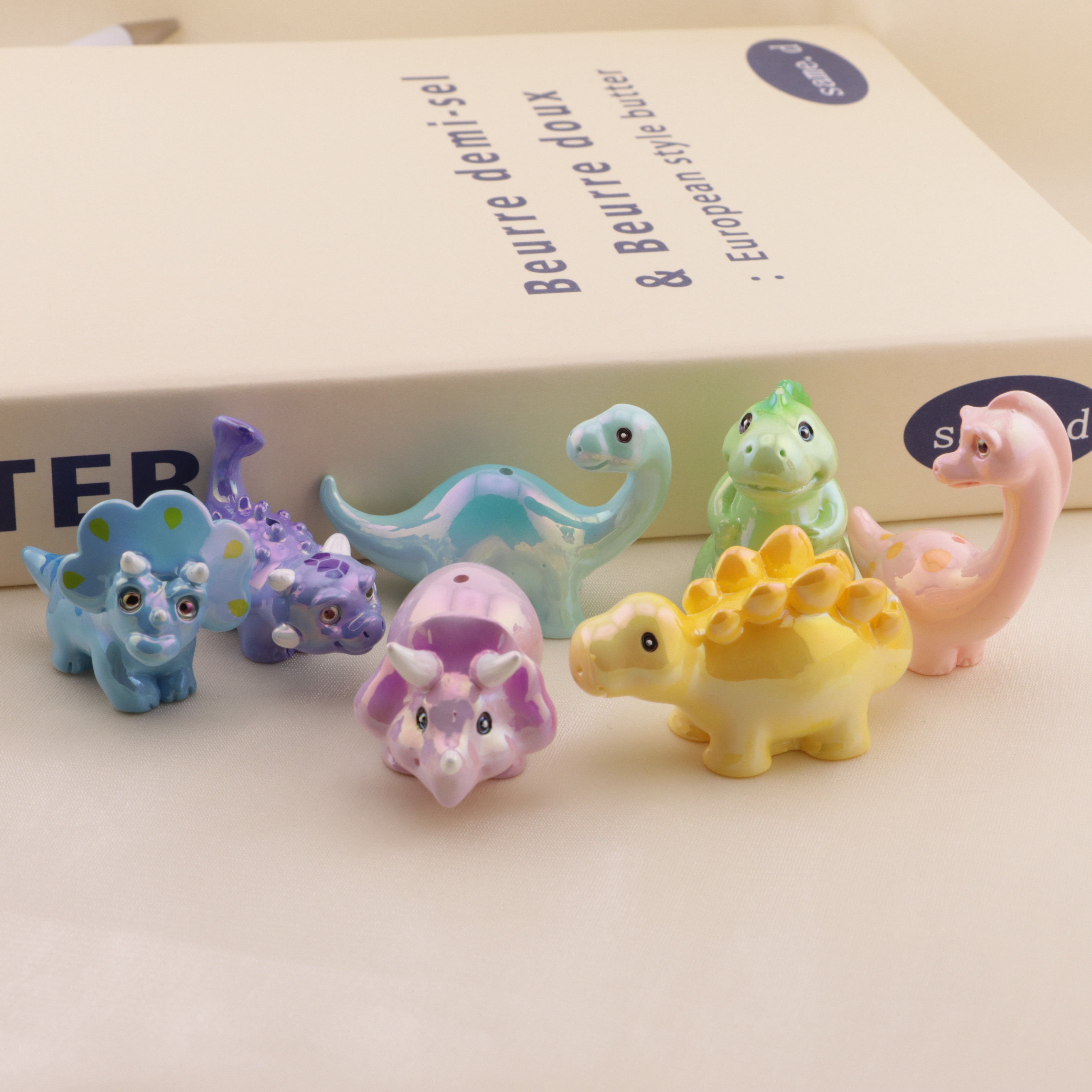 FS6501- 3.5×2.8Cm   UV-Plated Dinosaur Resin Beads Zoe's DIY Shop