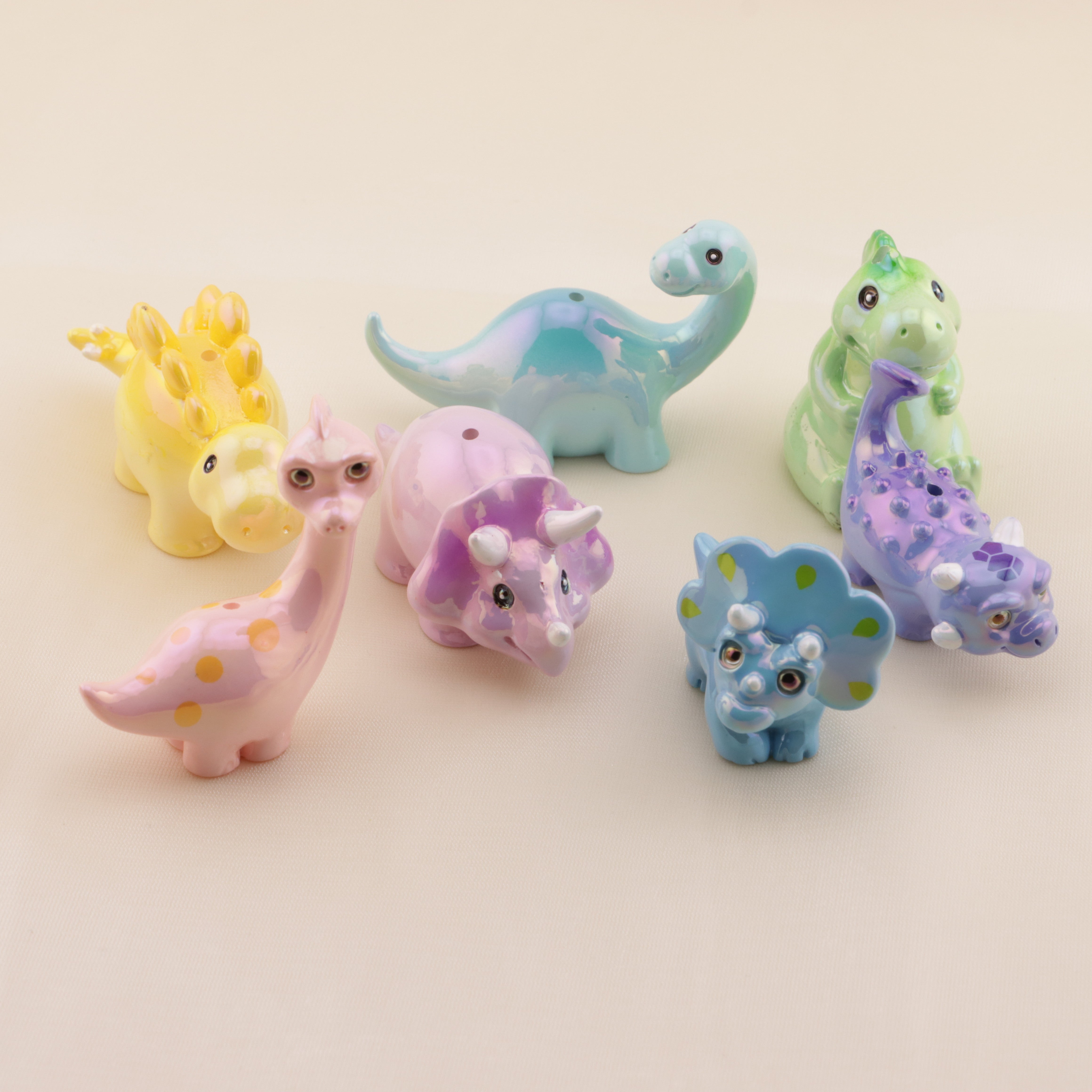 FS6501- 3.5×2.8Cm   UV-Plated Dinosaur Resin Beads Zoe's DIY Shop