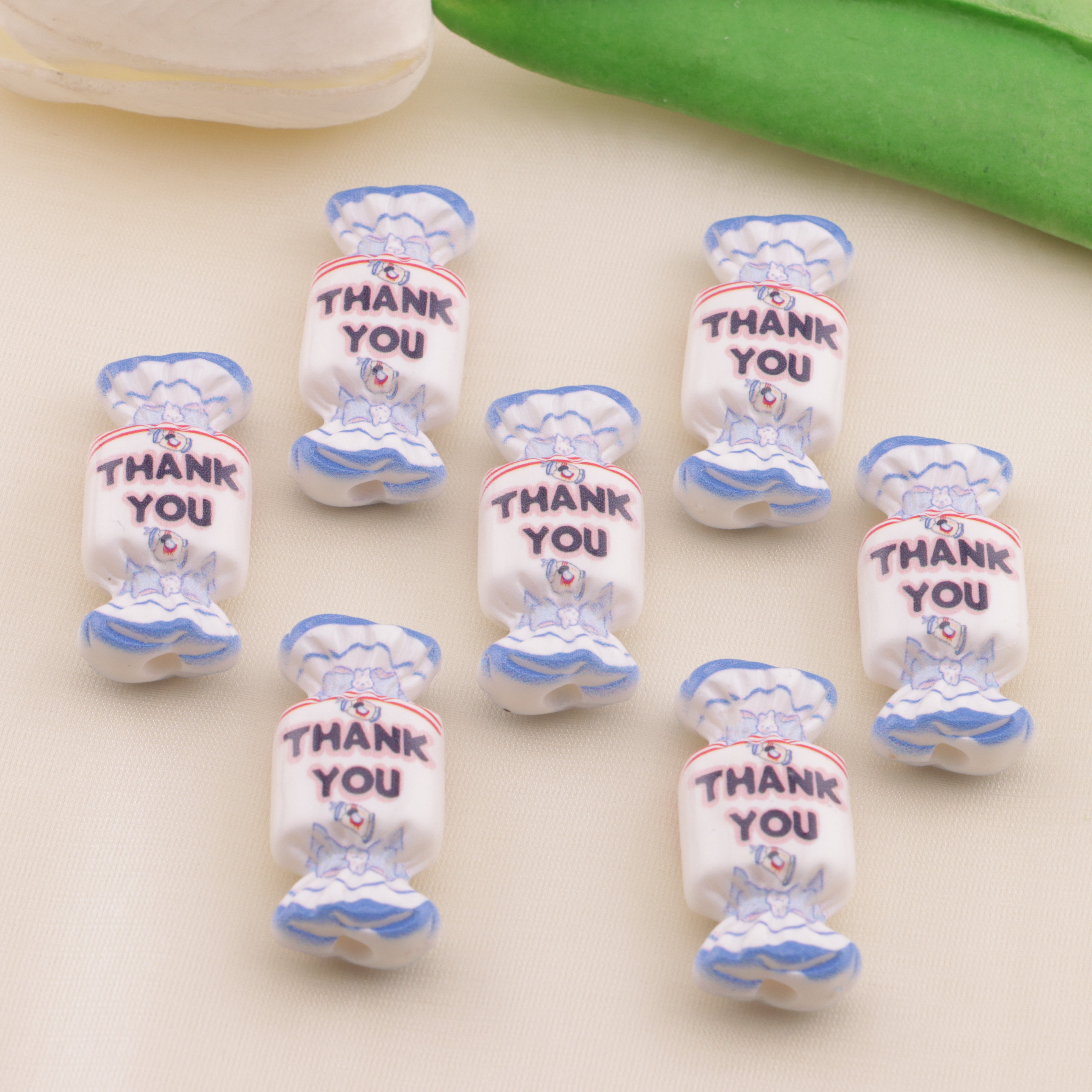 FS6503- Thank You Sugar Acrylic Beads Zoe's DIY Shop