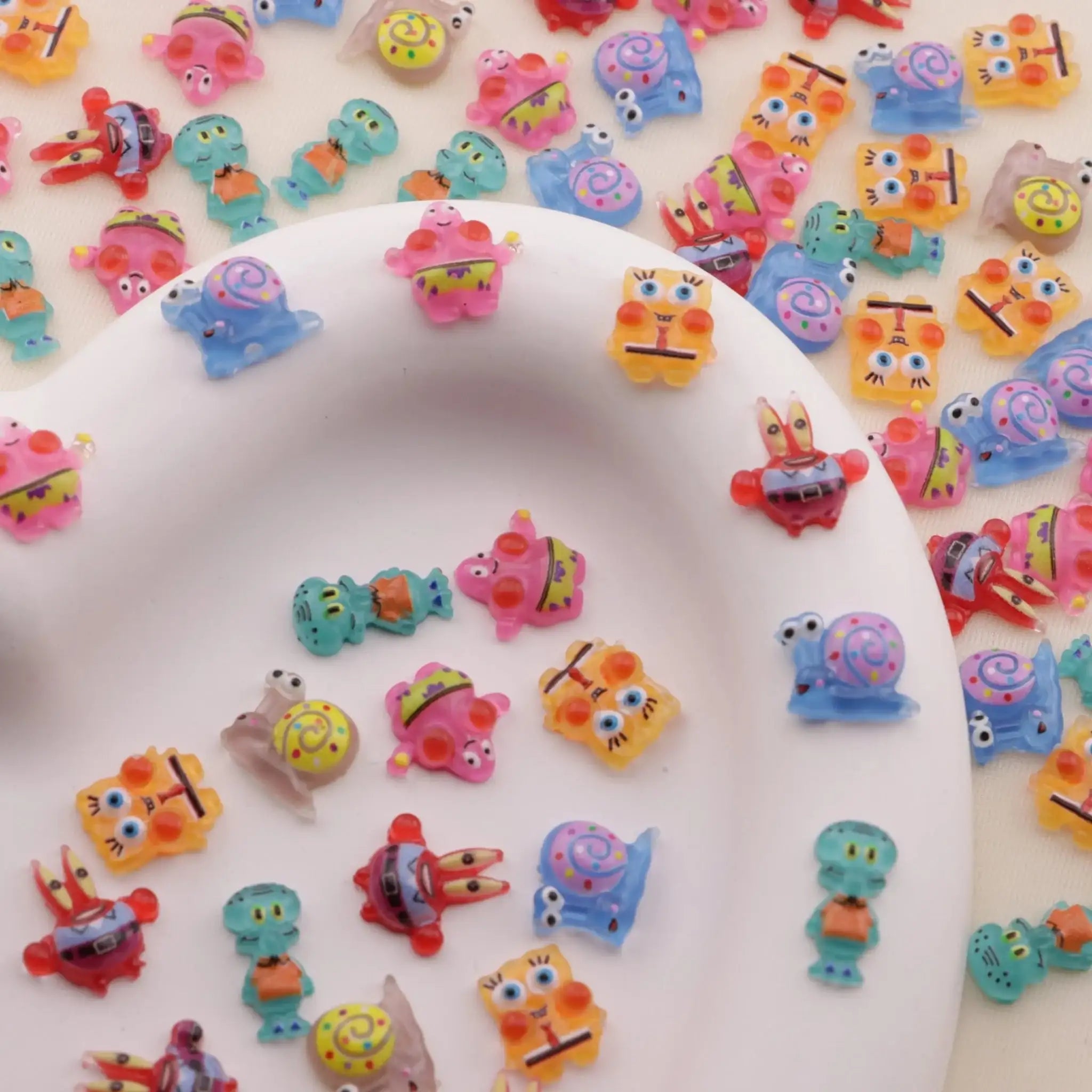 FS6509-Approximately 12Mm SpongeBob Series Nail Stickers -Zoe DIY Wholesale