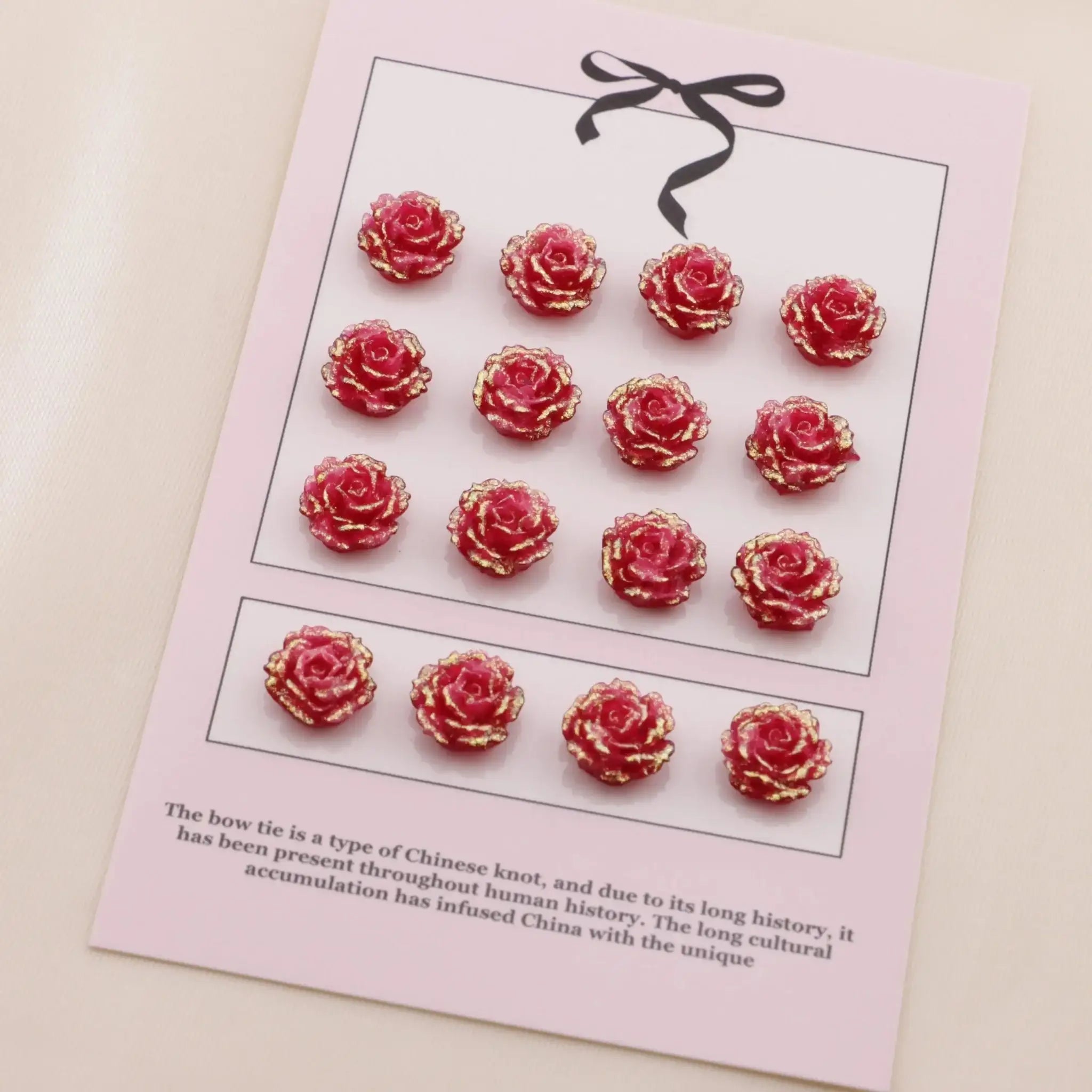 FS6554-10mm Luminous Soft Flower Charms Ye Guang Ruan Hua Tie Pian For DIY Project -Zoe DIY Wholesale