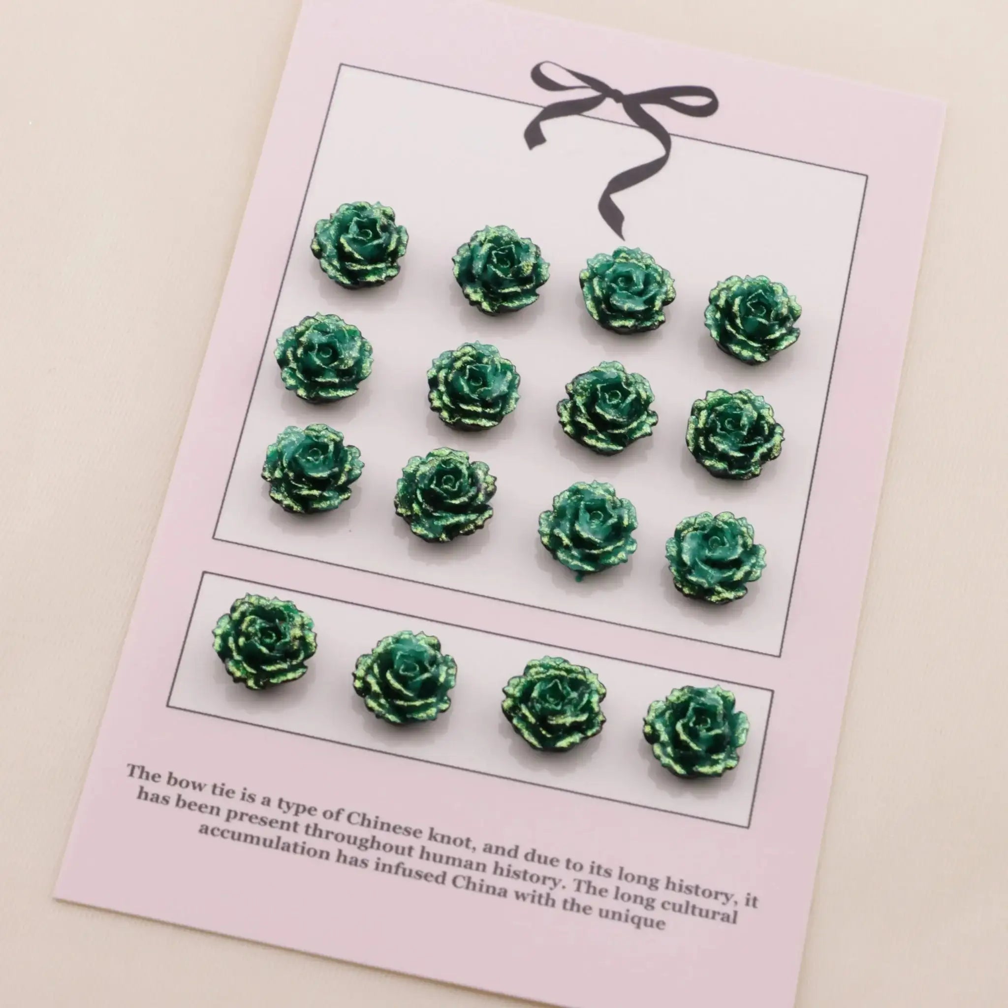 FS6554-10mm Luminous Soft Flower Charms Ye Guang Ruan Hua Tie Pian For DIY Project -Zoe DIY Wholesale
