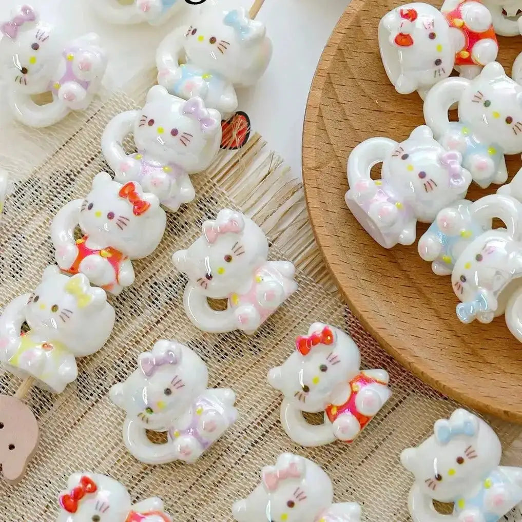 FS6720-22×19mm HK 3D UV Coating Resin Beads -Zoe DIY Wholesale
