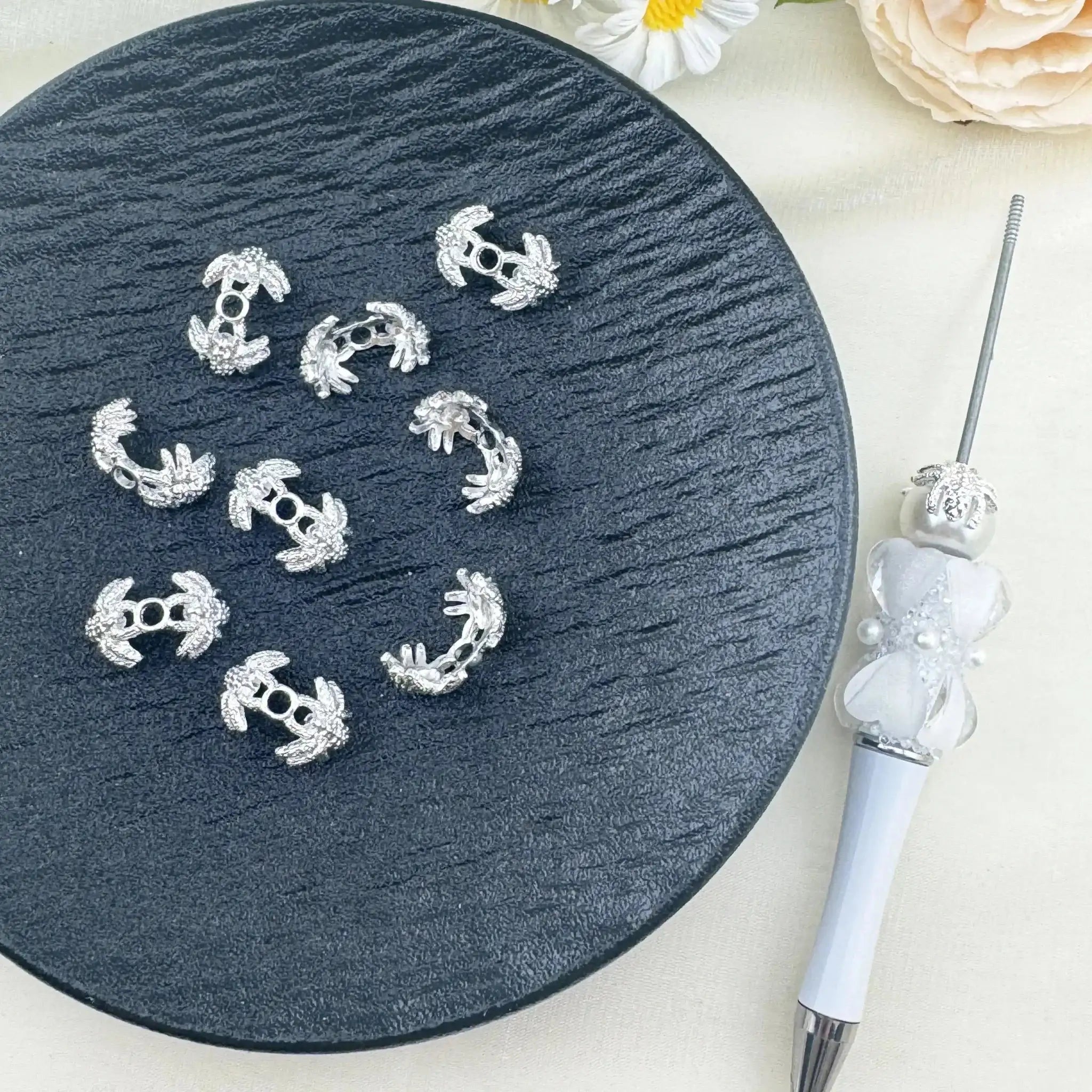 FS6841-Double Spider Metal Spacer Bead for DIY Jewelry Making Necklace Bracelet Earrings Keychain Making -Zoe DIY Wholesale