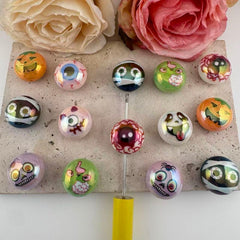 FS19603-About 13*20mm Halloween Resin Beads