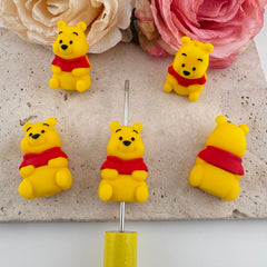 FS19652-About 18*32mm Winnie Silicone Focal Beads
