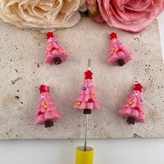 FS19647-About 19*30mm Christmas Tree Silicone Focal Beads