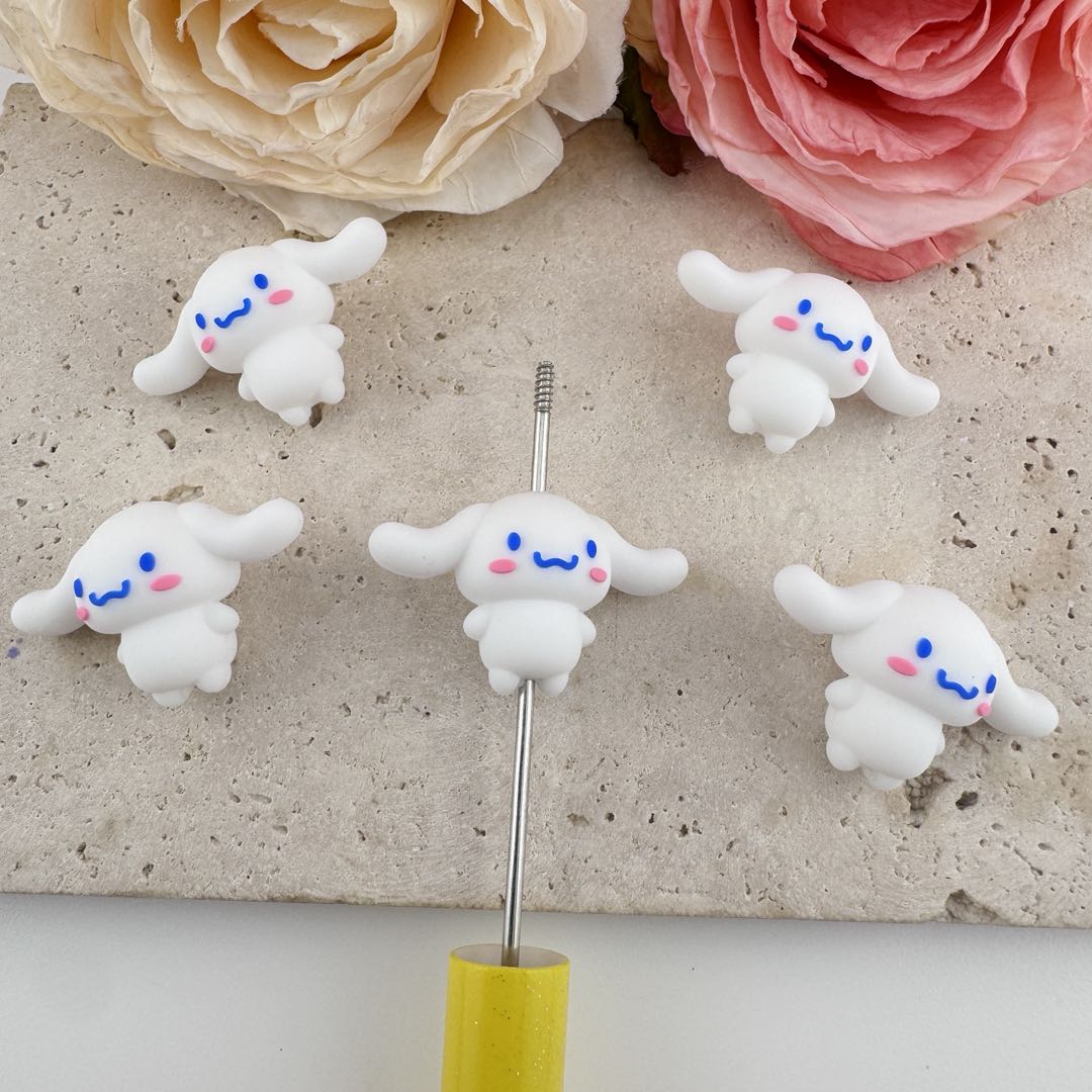 FS19645-About 21*34mm Cinnamoroll Silicone Focal Beads