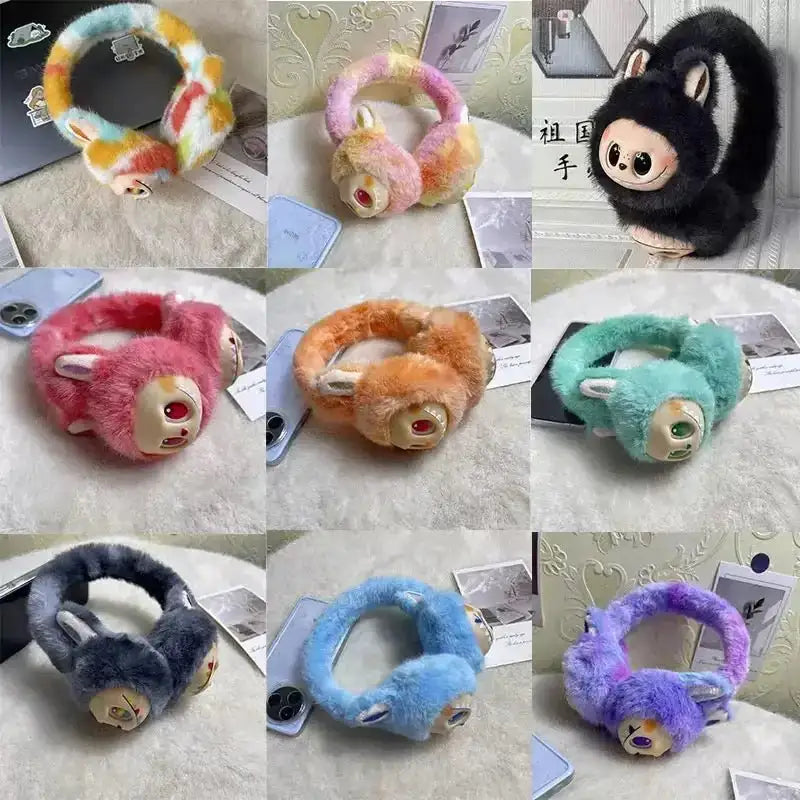 Labubu 3.0 Fluffy Ear Warmer -Zoe DIY Wholesale