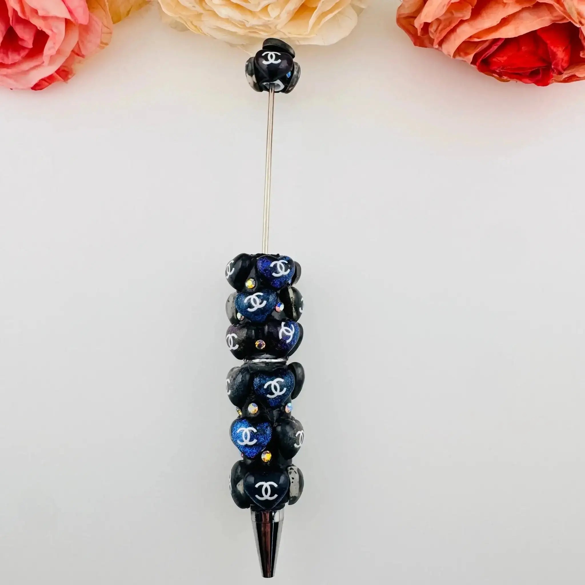 PP18132-Heart Clay Beadable Pens As Pictures Show -Zoe DIY Wholesale