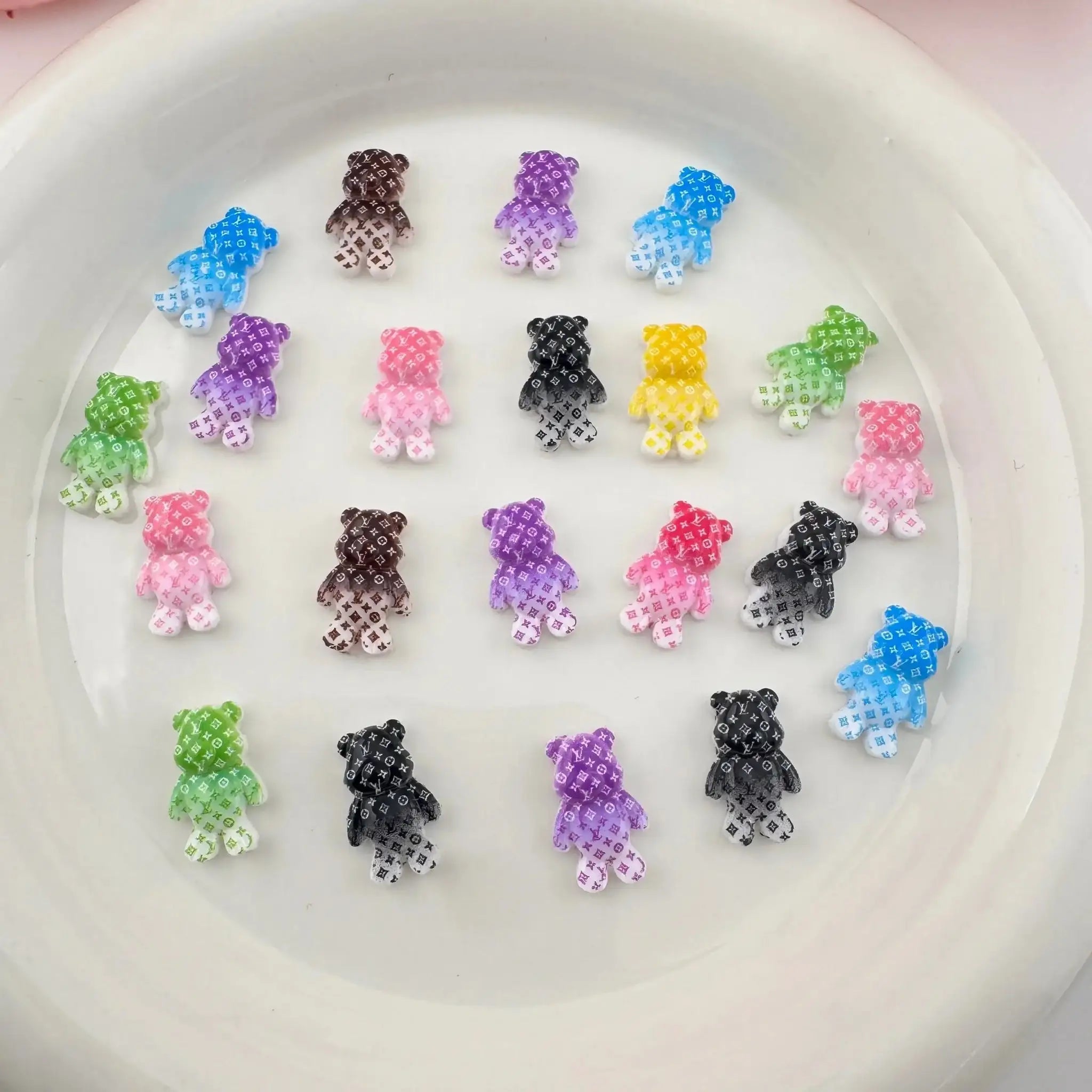 PP18321-About 10×15mm Bear Nail Charms As Picture Shows -Zoe DIY Wholesale