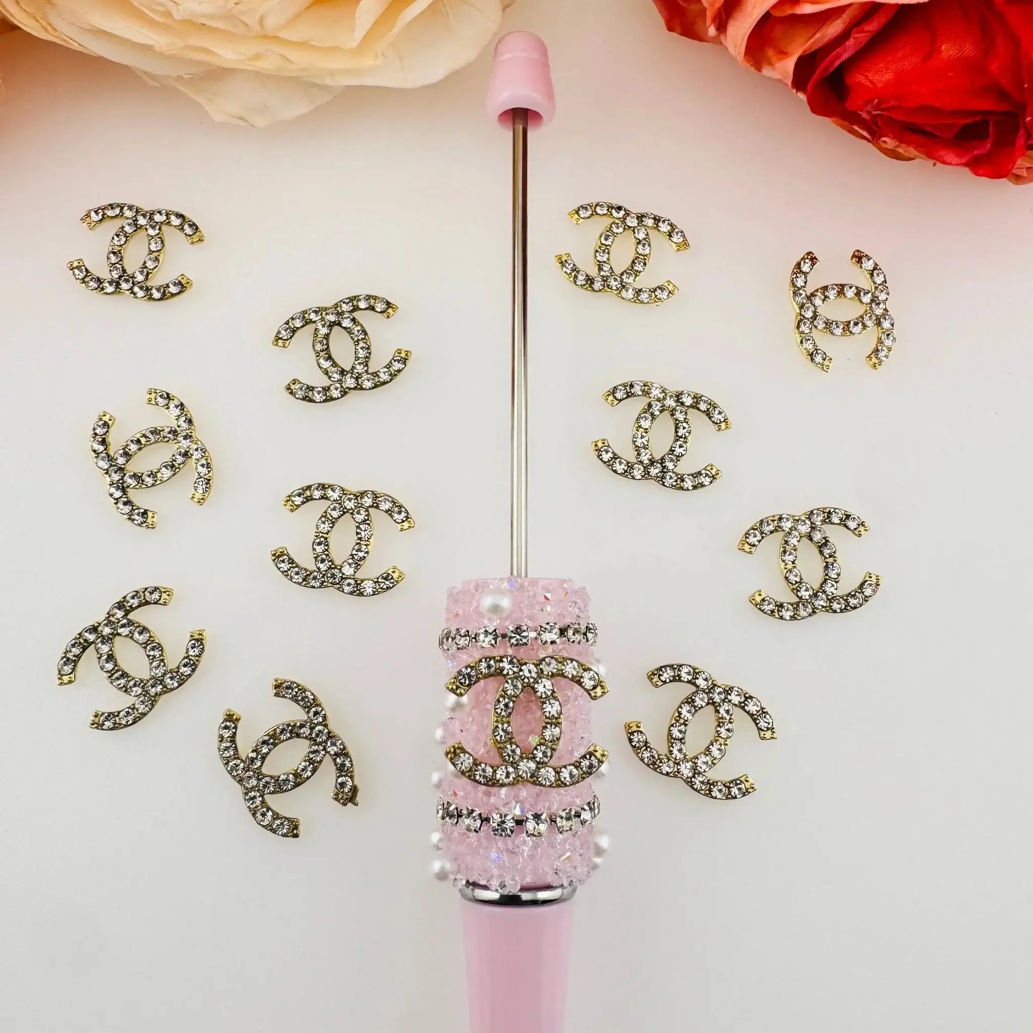 PP18322-About 15×11mm Rhinestone Metal Charms As Picture Show -Zoe DIY Wholesale