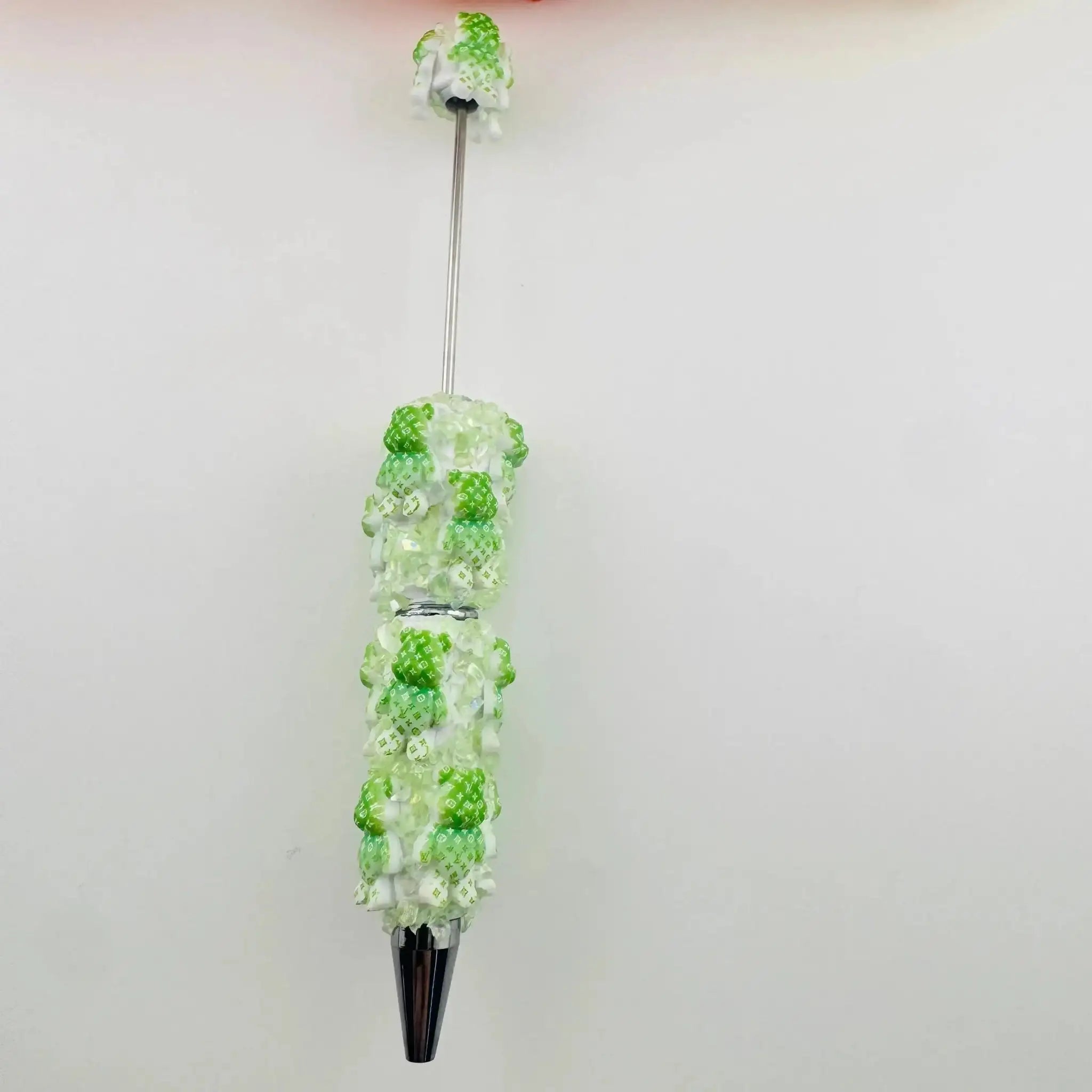 PP18764-Bear Clay Beadable Pens As Picture Shows -Zoe DIY Wholesale