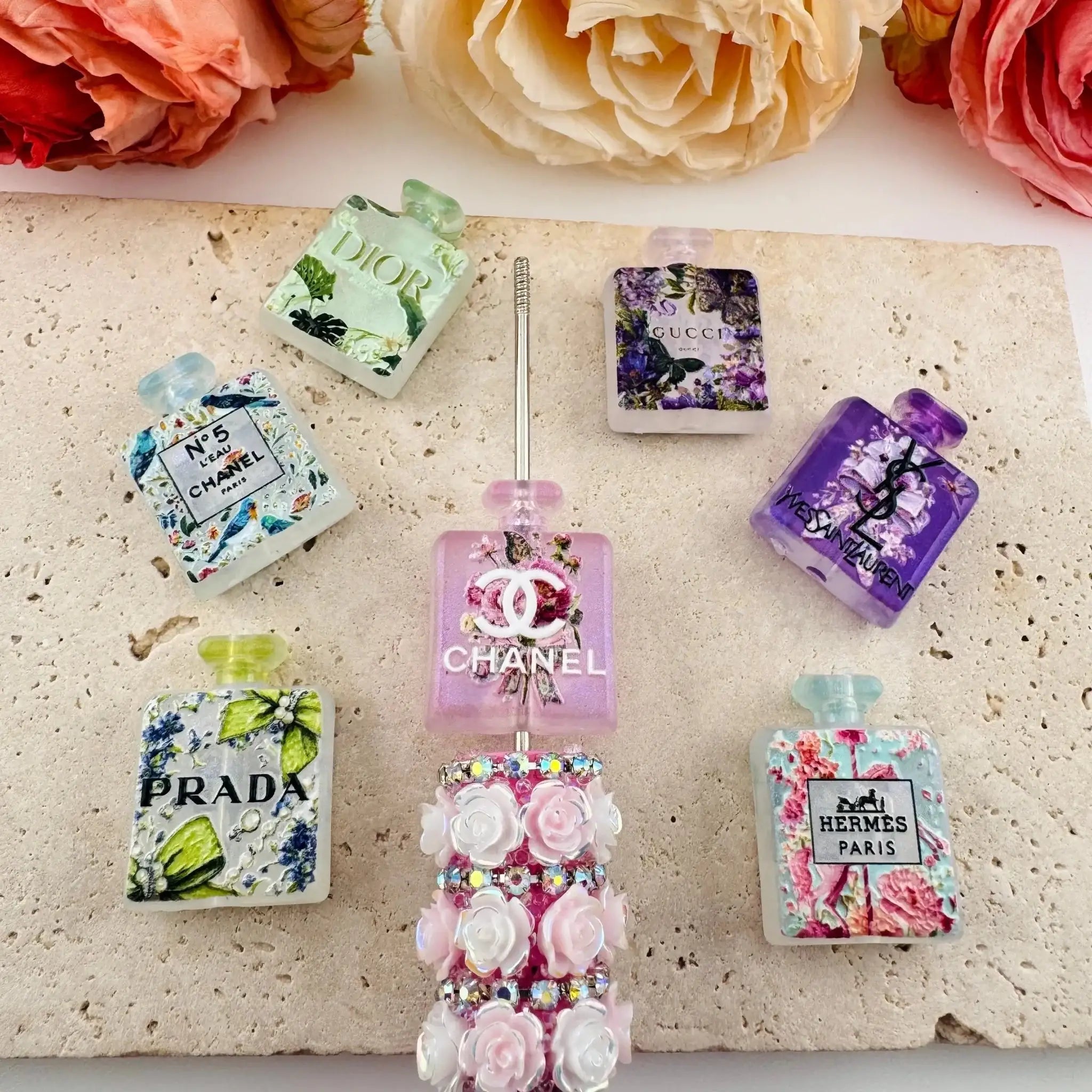 PP19021-27×21mm Perfume Acrylic Beads -Zoe DIY Wholesale