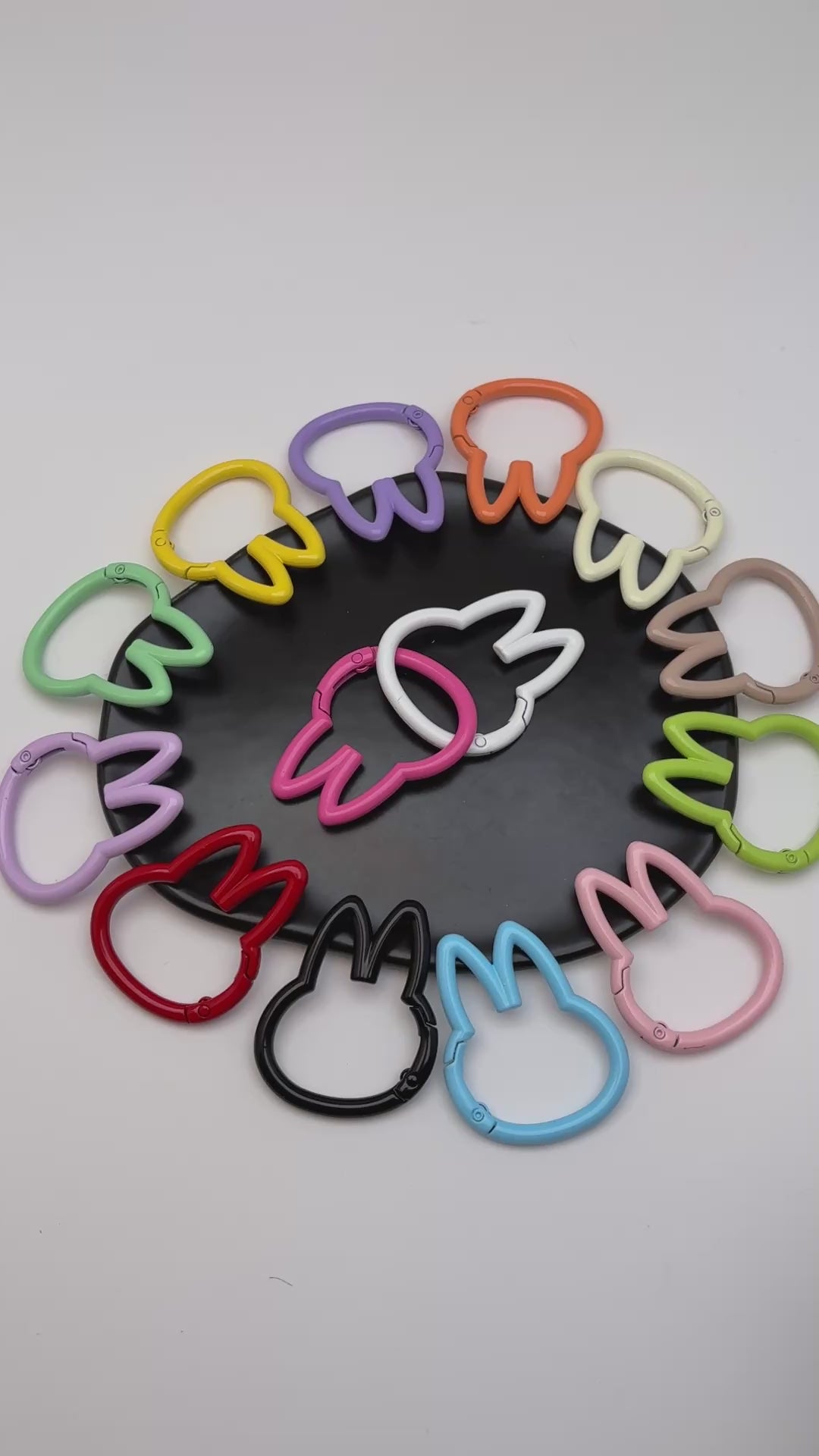 FS5455- 45*37mm Labubu Keychain Ring LBB Keyring