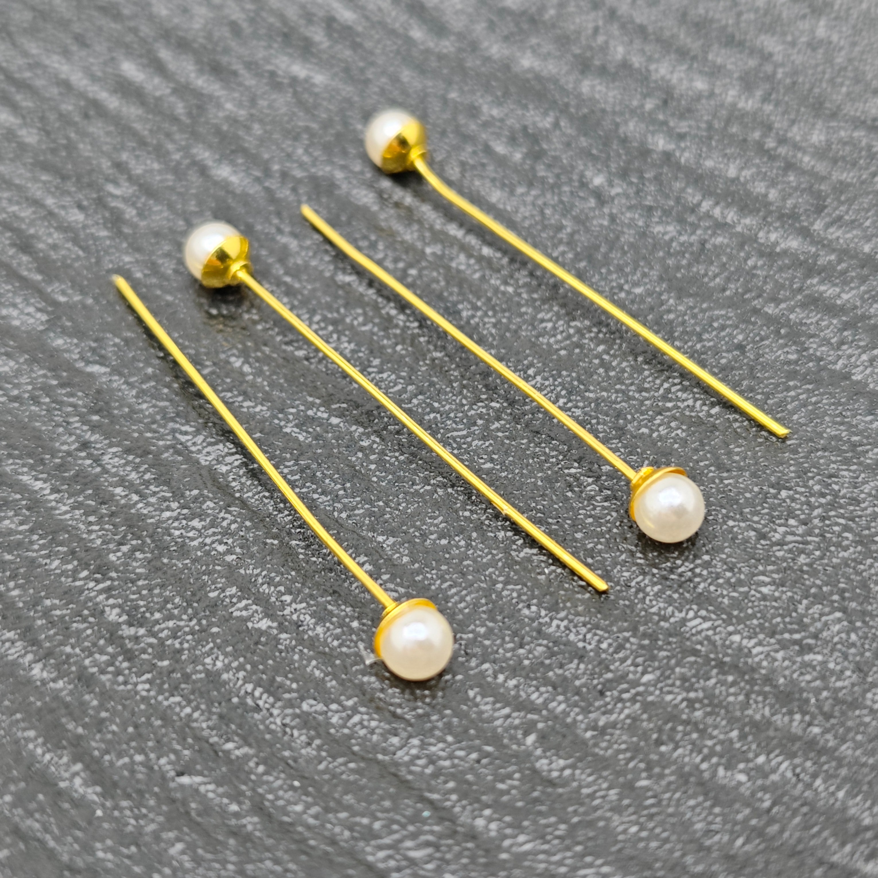 FS5130-45mm Pin With Pearl, Pin Bady Long 40mm
