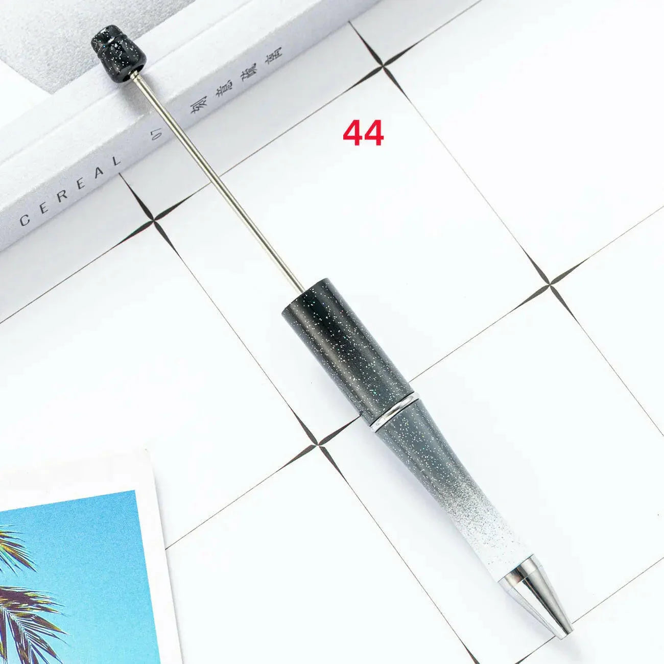FS2342- Solid Color Plastic beadable Pens -PensZoe DIY Wholesale