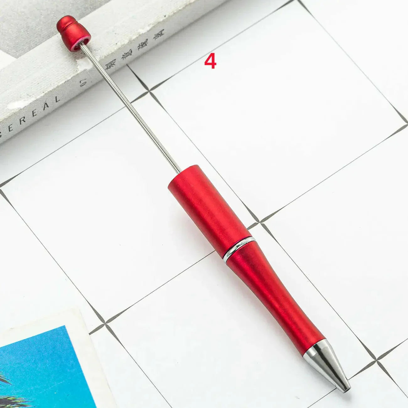 FS2342- Solid Color Plastic beadable Pens -PensZoe DIY Wholesale