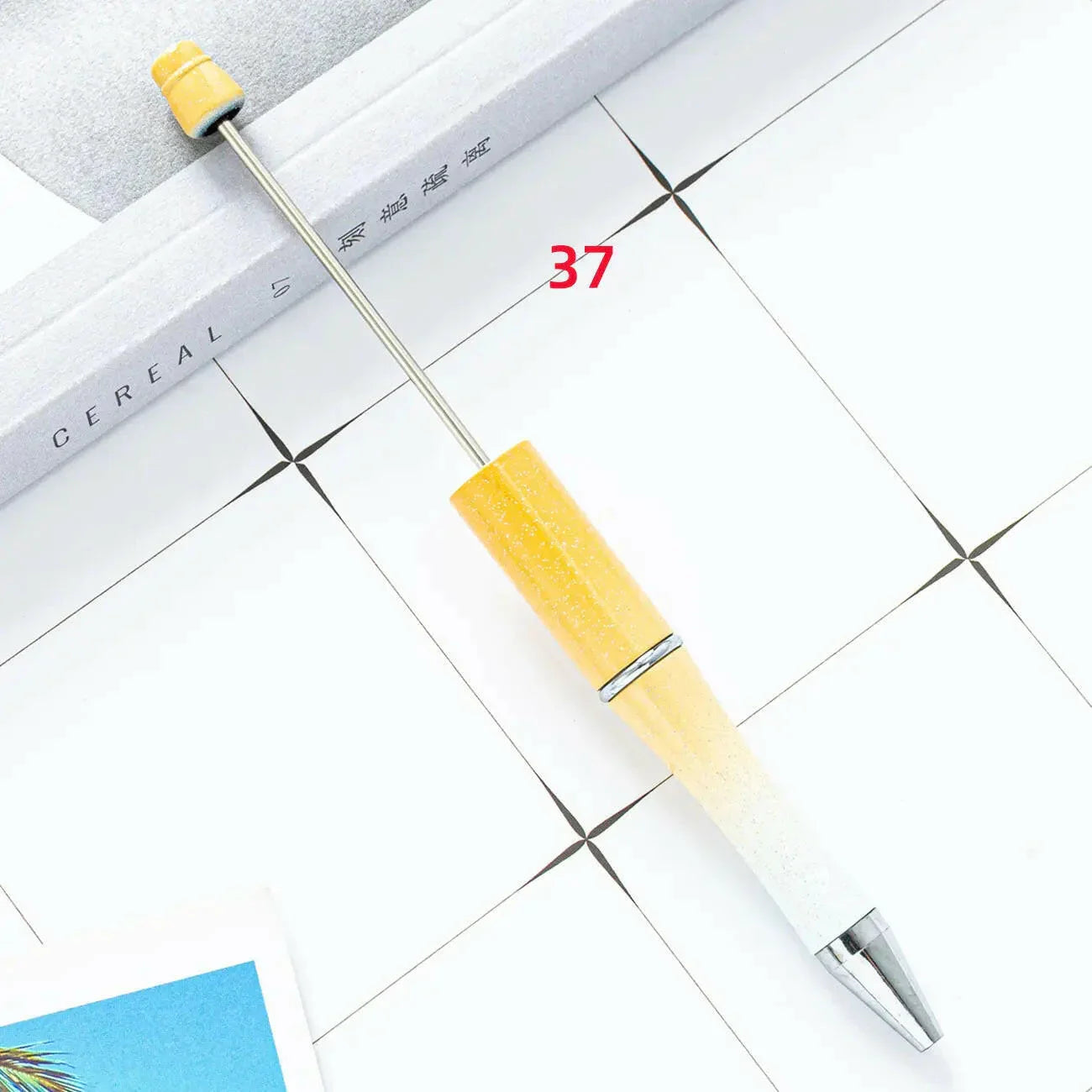 FS2342- Solid Color Plastic beadable Pens -PensZoe DIY Wholesale
